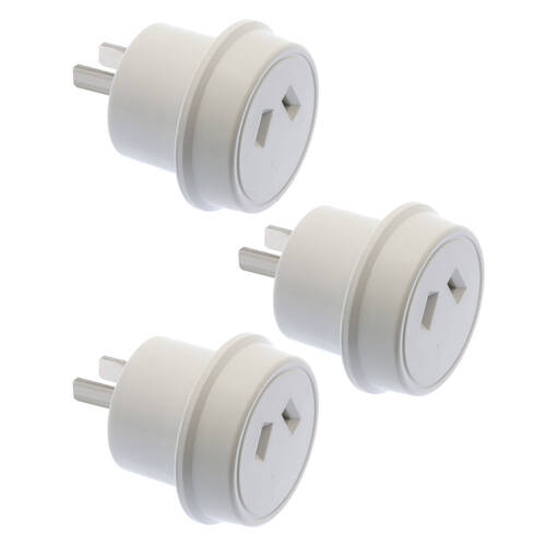 3PK Moki Travel Adaptors - AUS/NZ to Japan