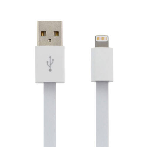 Moki SynCharge USB to Lightning Cable f/ iPhone/iPad/iPod - White
