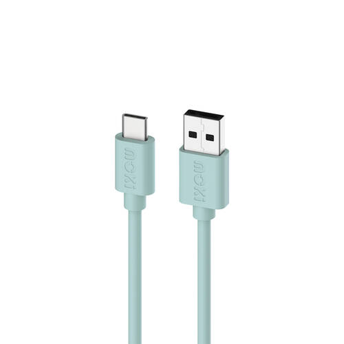 Moki USB-A to USB-C SynCharge Cable 1M iPhone/Android Pastel Green