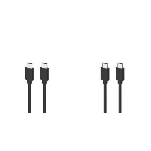 2PK Moki USB-C to USB-C SynCharge Cable 1M iPhone/Android Jet Black