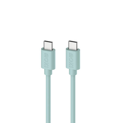 Moki USB-C to USB-C SynCharge Cable 1M iPhone/Android Pastel Green