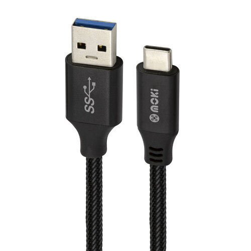 Moki SynCharge USB 3.0 Type-C to USB-A Mesh Cable