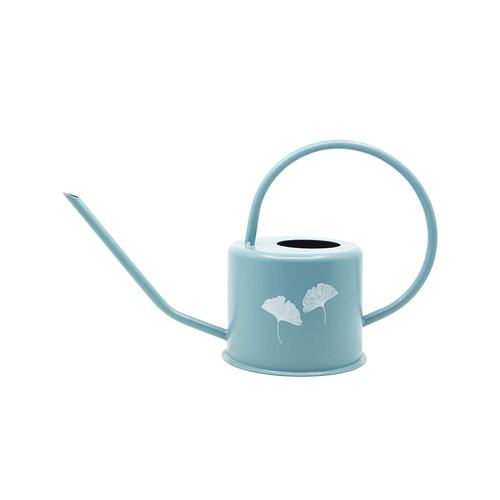 Rayell Ginkgo Metal 36cm Watering Can Home/Garden - Denim 