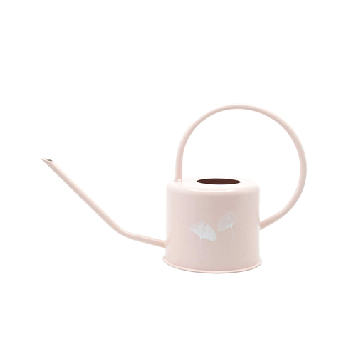 Rayell Ginkgo 36cm Metal Watering Can Home/Garden - Peach 