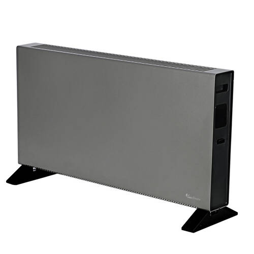 Ausclimate Smart Large+ 2400W Convection Indoor Heater 42.5x82.5cm Black