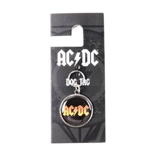 Stubby Club ACDC Pet Dog Collar Tag Keyring Disc Accessory 25mm