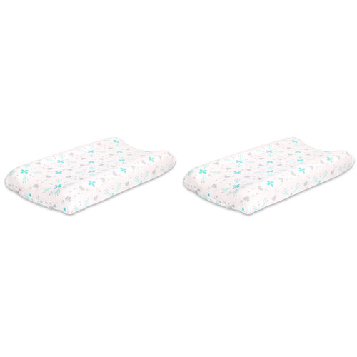 2PK The Peanutshell Little Llama Change Pad Cover 81x40cm