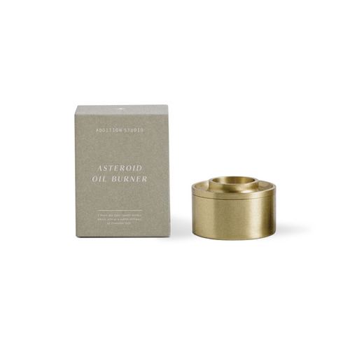 Addition Studio Asteroid 7cm Metal Oil Burner - Brass