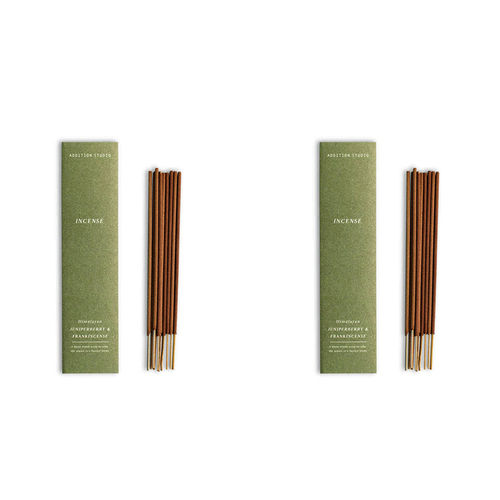 2x 10PK Addition Studio Small Incense Pack - Frankincense & Juniper