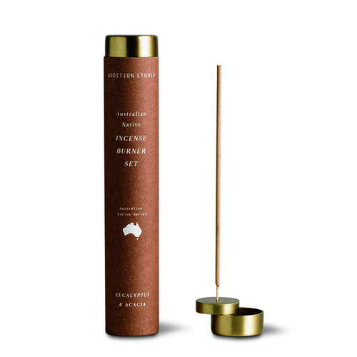 15pc Addition Studio Incense Burner Set Australian Native Eucalyptus/Acacia