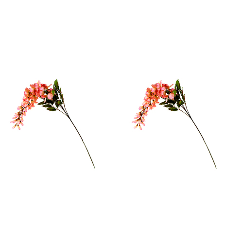 2PK Maine & Crawford 100cm Faux Fox Glove Stem Artificial Flower - Pink