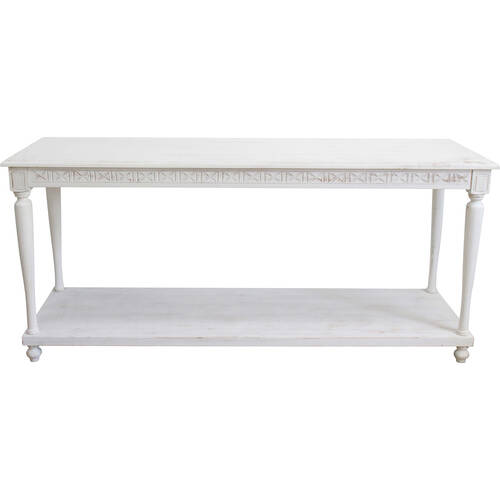 LVD Portia MDF Console Table Furniture 180x81cm - White