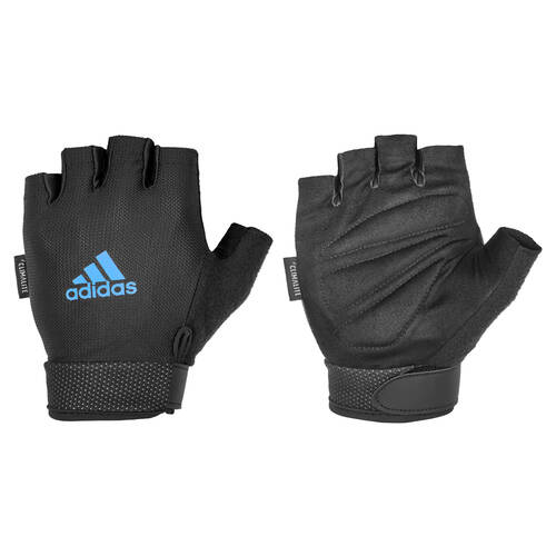 Adidas Essential Adjustible Gloves - Blue - Small