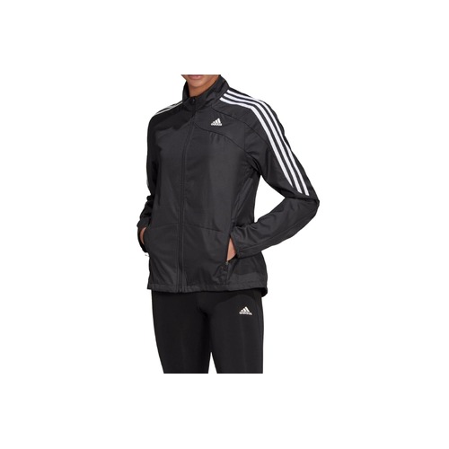 Adidas Women's Full Zip Marathon Jacket Size M - Black