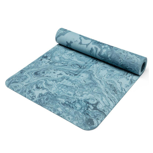 Adidas Premium 5mm Camo Yoga Mat - Raw Steel