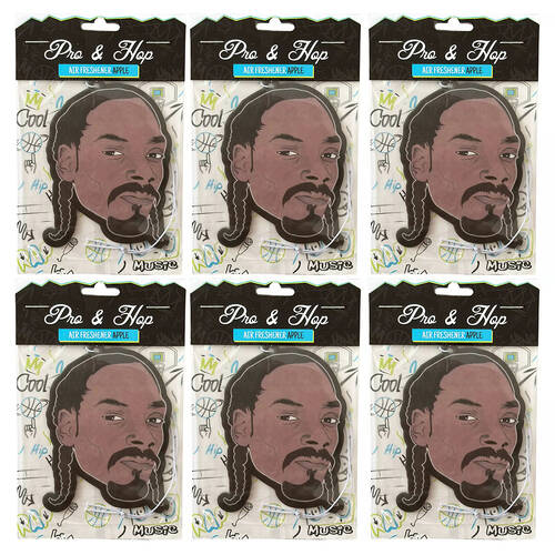 6PK Pro and Hop Hanging Car Pop Culture Air Fresheners - Assorted