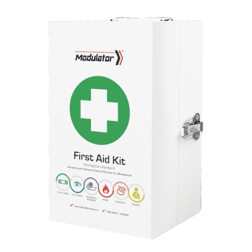 Aero Healthcare Modulator 4 Series Metal Wall Cabinet First Aid Kit