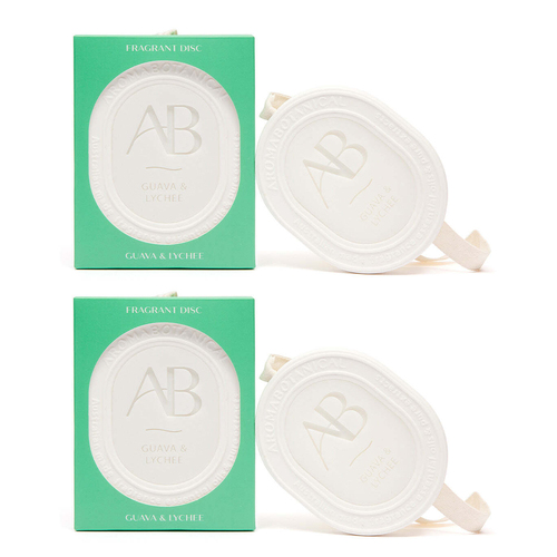 2PK Aromabotanical Fragrant Disc Scented Fragrance - Guava & Lychee