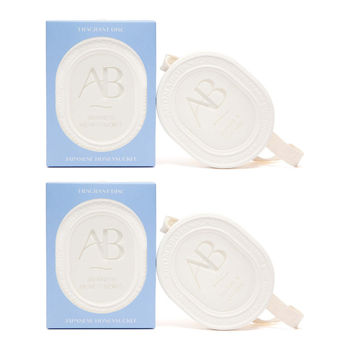 2PK Aromabotanical Fragrant Disc Scented Fragrance - Japanese Honeysuckle