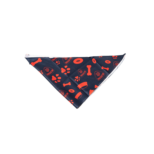 AFL Melbourne Demons Pet Dog Bandana Neckerchief Accessory L