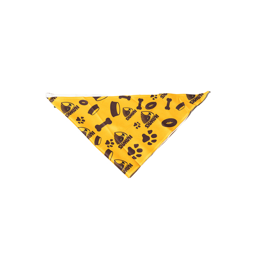AFL Hawthorn Hawks Pet Dog Bandana Neckerchief Accessory L