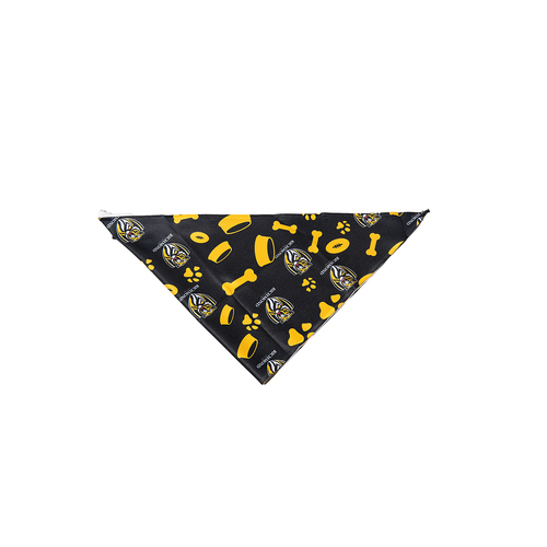 AFL Richmond Tigers Pet Dog Bandana Neckerchief Accessory L