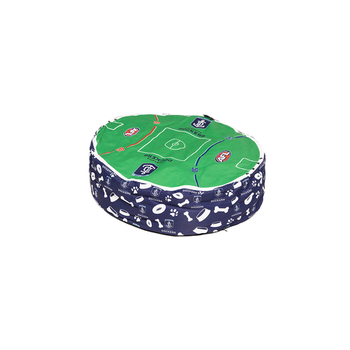 AFL Fremantle Dockers 70x60cm Round Pet Dog Lounge Bed