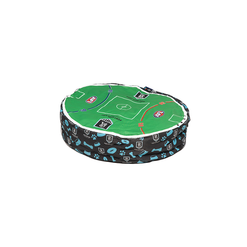 AFL Port Adelaide Power 70x60cm Round Pet Dog Lounge Bed