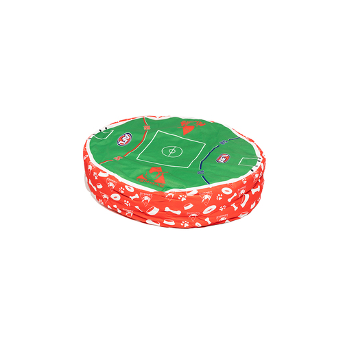 AFL Sydney Swans 70x60cm Round Pet Dog Lounge Bed