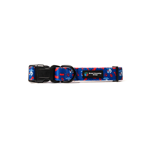 AFL Western Bulldogs Pet Dog Nylon Collar L 33-52cm