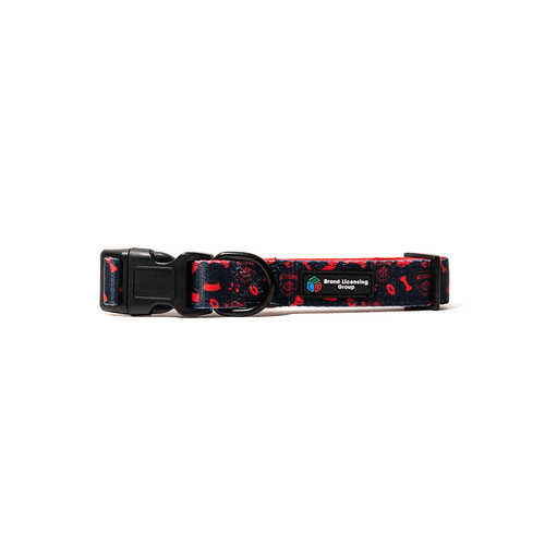 AFL Melbourne Demons Pet Dog Nylon Collar L 33-52cm