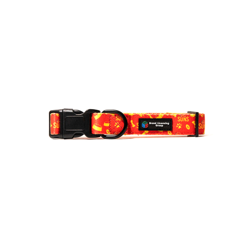 AFL Gold Coast Suns Pet Dog Nylon Collar S 23-43cm