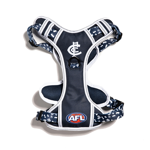 AFL Carlton Blues Pet Dog Padded Harness Adjustable Vest L