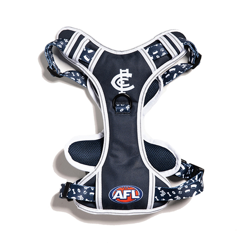 AFL Carlton Blues Pet Dog Padded Harness Adjustable Vest XL