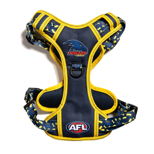 AFL Adelaide Crows Pet Dog Padded Harness Adjustable Vest L