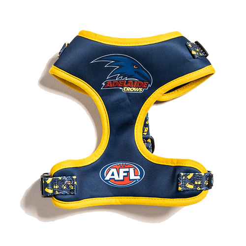 AFL Adelaide Crows Pet Dog Padded Harness Adjustable Vest M
