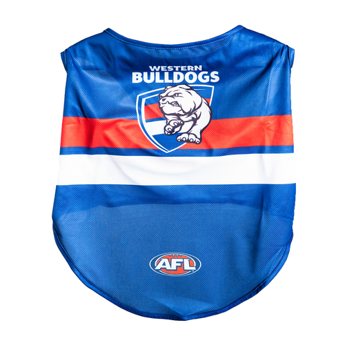 AFL Western Bulldogs Pet Dog Sports Jersey Clothing M