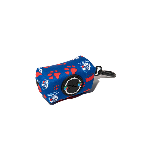 AFL Western Bulldogs Pet Dog Poop Bag Holder/Dispenser
