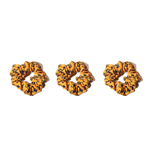 3PK AFL West Coast Eagles Hair Scrunchie/Tie Accessory 10cm