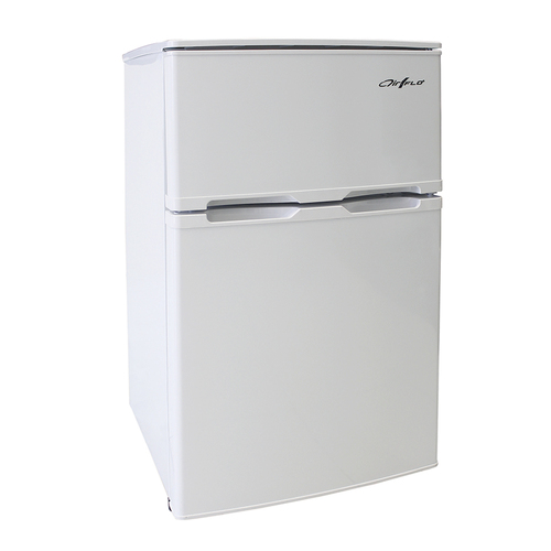 Airflo 89L Mini Double Door Refrigerator & Freezer AFF8990L - White