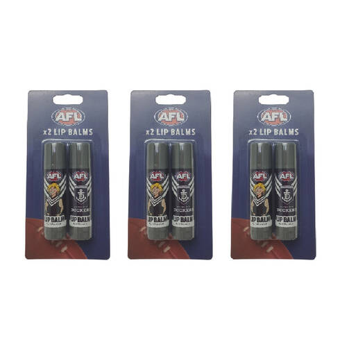 3x 2pc AFL Classic Hydrating Soothing & Moisturizing Lip Balm Freemantle 0.17oz
