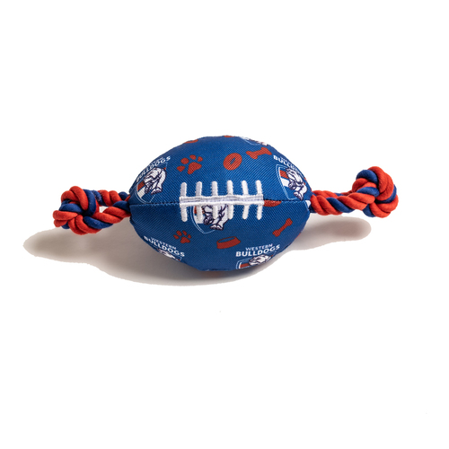 The Stubby Club Western Bulldogs AFL Themed Pet Chew Toy