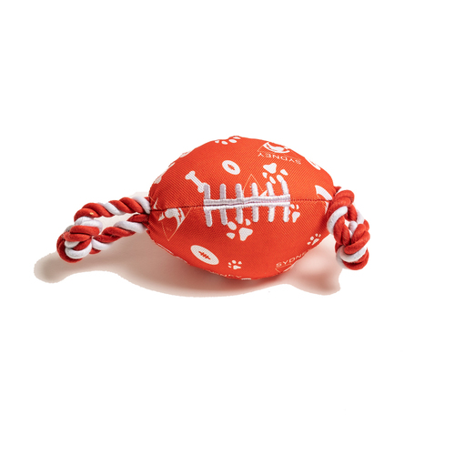 The Stubby Club Sydney Swans AFL Themed Pet Chew Toy