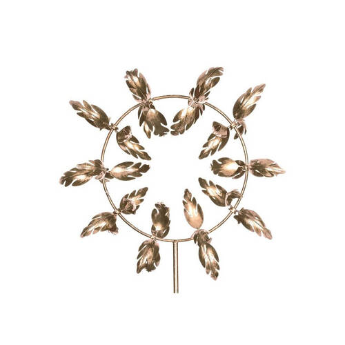 Powder Coated Metal Wind Spinner LSD Champagne 100x225cm - Brown