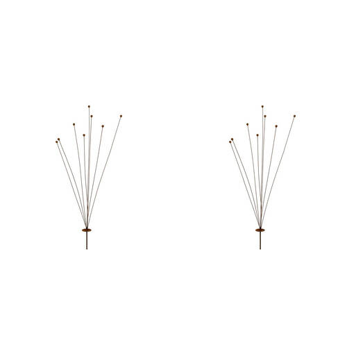 2PK A.FRESCO Metal Spray Knobby Club Rush 5x120cm - Rust