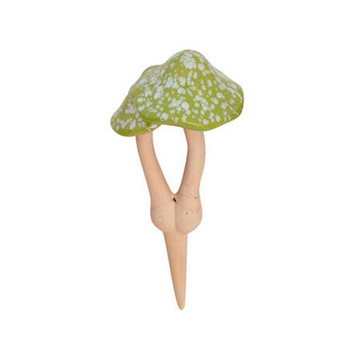 A.FRESCO Ceramic Double Mushroom Green 12x29cm - Assorted