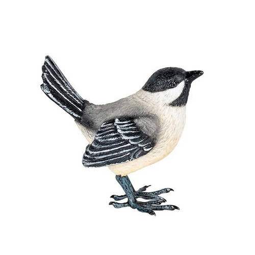  Willy Wagtail Resin Home Decoration 12x10cm Black & White