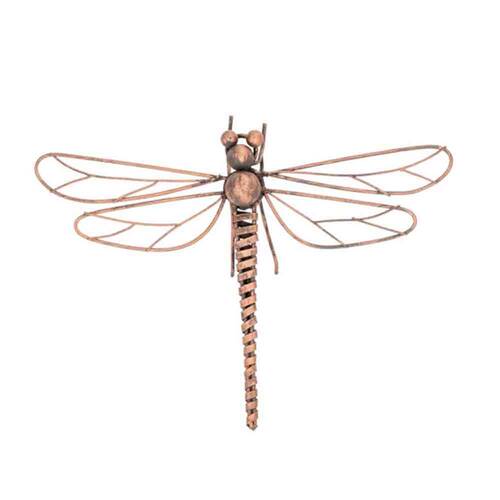 Dragonfly/Butterfly Wire Ornament 14x11cm Bronze Assorted