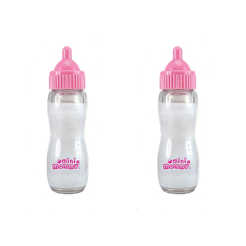 2x Astrup 12.5cm Doll Magic Milk Drink Feeding Bottle Kids Toy 2y+