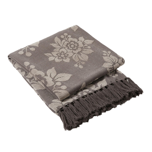 Pilbeam Living Marigold 127x152cm Throw - Slate/Grey Mist